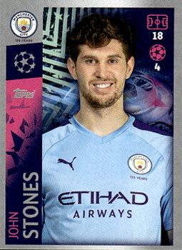 John Stones Manchester City samolepka UEFA Champions League 2019/20 #332
