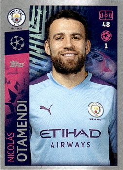 Nicolas Otamendi Manchester City samolepka UEFA Champions League 2019/20 #333