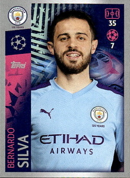 Bernardo Silva Manchester City samolepka UEFA Champions League 2019/20 #341