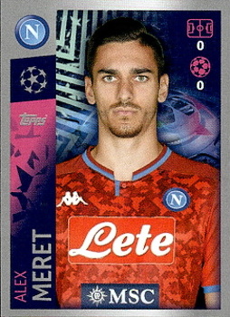 Alex Meret SSC Napoli samolepka UEFA Champions League 2019/20 #349