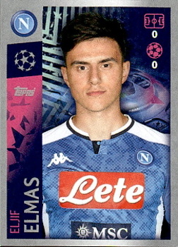 Eljif Elmas SSC Napoli samolepka UEFA Champions League 2019/20 #356