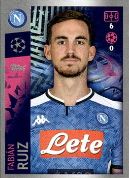 Fabian Ruiz SSC Napoli samolepka UEFA Champions League 2019/20 #357