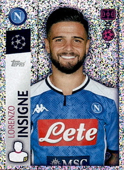 Lorenzo Insigne SSC Napoli samolepka UEFA Champions League 2019/20 #362