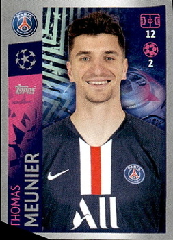 Thomas Meunier Paris Saint-Germain samolepka UEFA Champions League 2019/20 #373