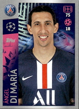 Angel Di Maria Paris Saint-Germain samolepka UEFA Champions League 2019/20 #378