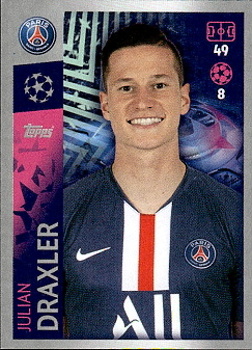 Julian Draxler Paris Saint-Germain samolepka UEFA Champions League 2019/20 #379