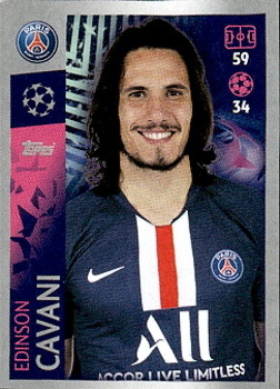 Edinson Cavani Paris Saint-Germain samolepka UEFA Champions League 2019/20 #383