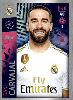 Dani Carvajal Real Madrid samolepka UEFA Champions League 2019/20 #388