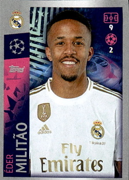 Eder Militao Real Madrid samolepka UEFA Champions League 2019/20 #391