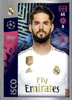 Isco Real Madrid samolepka UEFA Champions League 2019/20 #395