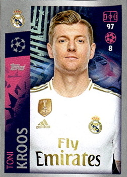 Toni Kroos Real Madrid samolepka UEFA Champions League 2019/20 #397