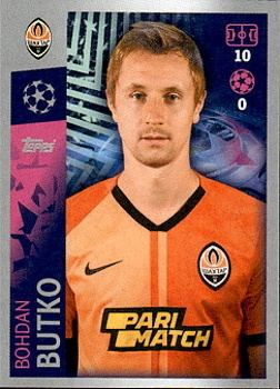 Bohdan Butko Shakhtar Donetsk samolepka UEFA Champions League 2019/20 #428