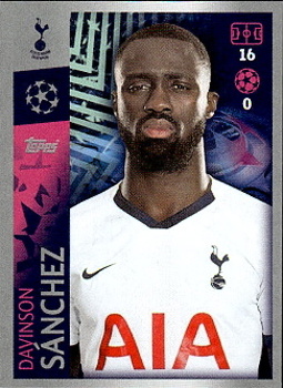 Davinson Sanchez Tottenham Hotspur samolepka UEFA Champions League 2019/20 #447