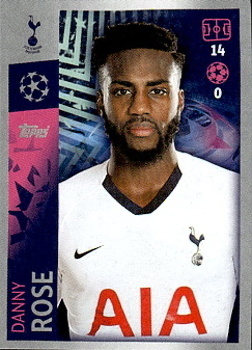 Danny Rose Tottenham Hotspur samolepka UEFA Champions League 2019/20 #448