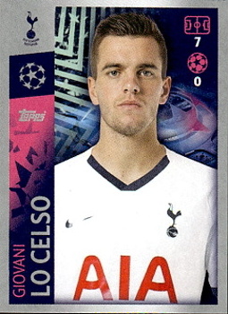 Giovani Lo Celso Tottenham Hotspur samolepka UEFA Champions League 2019/20 #452
