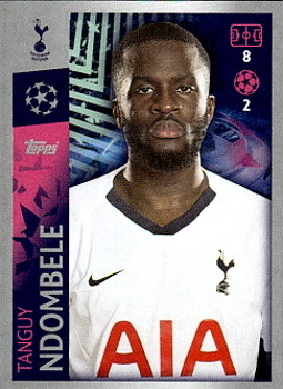 Tanguy Ndombele Tottenham Hotspur samolepka UEFA Champions League 2019/20 #453