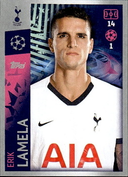 Erik Lamela Tottenham Hotspur samolepka UEFA Champions League 2019/20 #456