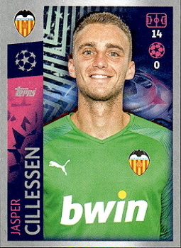 Jasper Cillessen Valencia CF samolepka UEFA Champions League 2019/20 #463