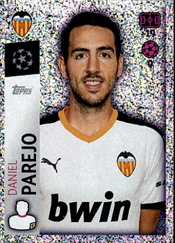 Daniel Parejo Valencia CF samolepka UEFA Champions League 2019/20 #474