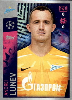 Andrei Lunev Zenit Petersburg samolepka UEFA Champions League 2019/20 #482