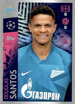 Douglas Santos Zenit Petersburg samolepka UEFA Champions League 2019/20 #485