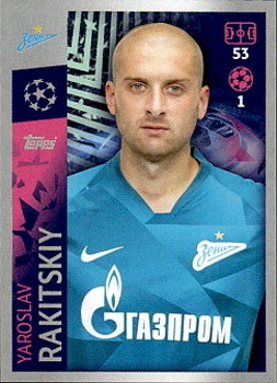 Yaroslav Rakitskiy Zenit Petersburg samolepka UEFA Champions League 2019/20 #486