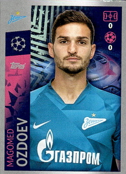 Magomed Ozdoev Zenit Petersburg samolepka UEFA Champions League 2019/20 #488