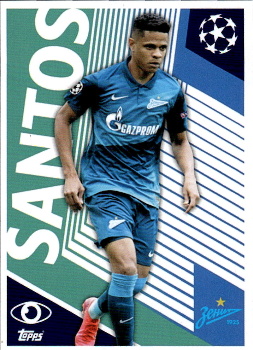 Douglas Santos Zenit Petersburg samolepka UEFA Champions League 2020/21 One to Watch #ZSP2