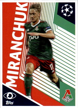 Anton Miranchuk FC Lokomotiv Moskva samolepka UEFA Champions League 2020/21 One to Watch #LMO2