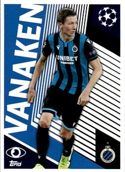 Hans Vanaken Club Brugge samolepka UEFA Champions League 2020/21 One to Watch #BRU2