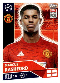 Marcus Rashford Manchester United samolepka UEFA Champions League 2020/21 #MUN16