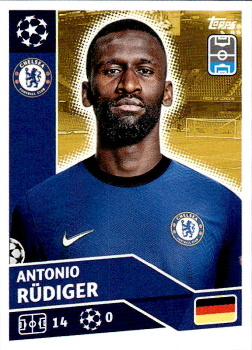 Antonio Rudiger Chelsea samolepka UEFA Champions League 2020/21 #CHE06
