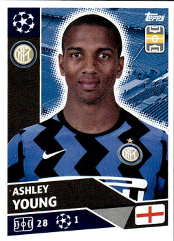 Ashley Young Internazionale Milano samolepka UEFA Champions League 2020/21 #INT10
