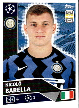 Nicolo Barella Internazionale Milano samolepka UEFA Champions League 2020/21 #INT13