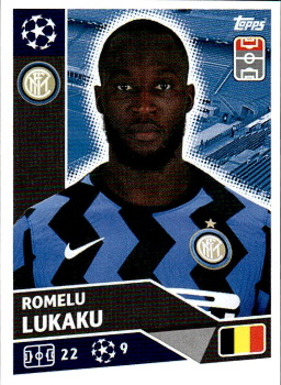 Romeu Lukaku Internazionale Milano samolepka UEFA Champions League 2020/21 #INT17