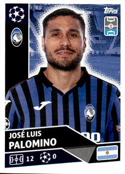 Jose Luis Palomino Atalanta BC samolepka UEFA Champions League 2020/21 #ATA5