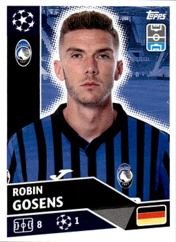 Robin Gosens Atalanta BC samolepka UEFA Champions League 2020/21 #ATA8