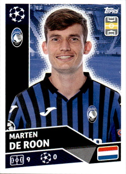 Marten De Roon Atalanta BC samolepka UEFA Champions League 2020/21 #ATA11