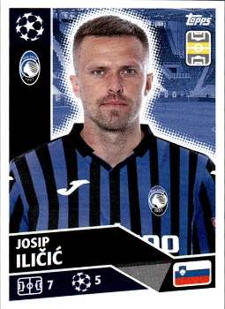 Josip Ilicic Atalanta BC samolepka UEFA Champions League 2020/21 #ATA14