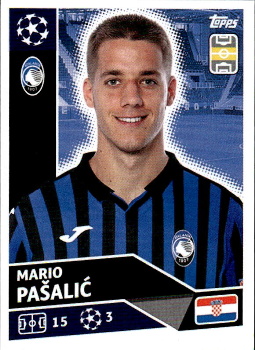 Mario Pasalic Atalanta BC samolepka UEFA Champions League 2020/21 #ATA15
