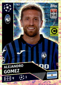 Alejandro Gomez (Captain) Atalanta BC samolepka UEFA Champions League 2020/21 #ATA18