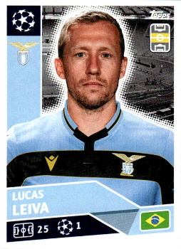 Lucas Leiva Lazio Roma samolepka UEFA Champions League 2020/21 #LAZ9