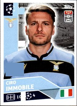Ciro Immobile Lazio Roma samolepka UEFA Champions League 2020/21 #LAZ17