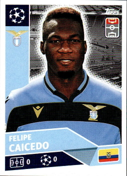 Felipe Caicedo Lazio Roma samolepka UEFA Champions League 2020/21 #LAZ18