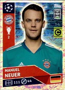 Manuel Neuer (Captain) Bayern Munchen samolepka UEFA Champions League 2020/21 #BAY3