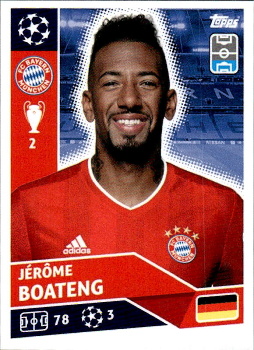 Jerome Boateng Bayern Munchen samolepka UEFA Champions League 2020/21 #BAY5