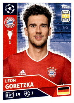 Leon Goretzka Bayern Munchen samolepka UEFA Champions League 2020/21 #BAY11