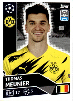 Thomas Meunier Borussia Dortmund samolepka UEFA Champions League 2020/21 #DOR8