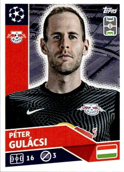 Peter Gulacsi RB Leipzig samolepka UEFA Champions League 2020/21 #RBL3