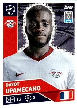 Dayot Upamecano RB Leipzig samolepka UEFA Champions League 2020/21 #RBL5